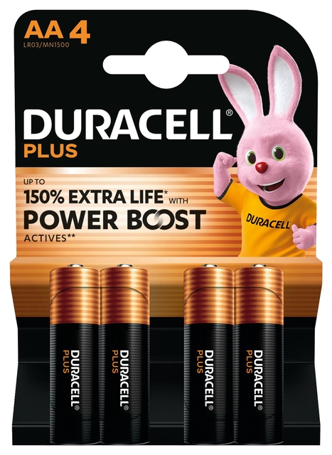 Duracell Plus Batterijen Mignon AA – 4 st — Foto 2 van 3