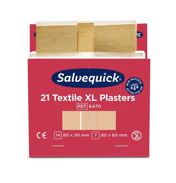 Pleisters Salvequick textiel extra groot 6x 21 stuks — Foto 2 von 2