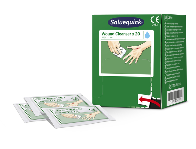 Wondreinigingsdoekjes Salvequick 20 stuks — Photo 2 sur 2