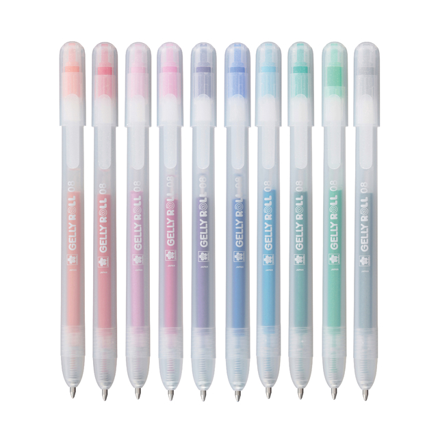 Gelschrijver Sakura Gelly Roll Stardust 08 klikfunctie assorti 10st