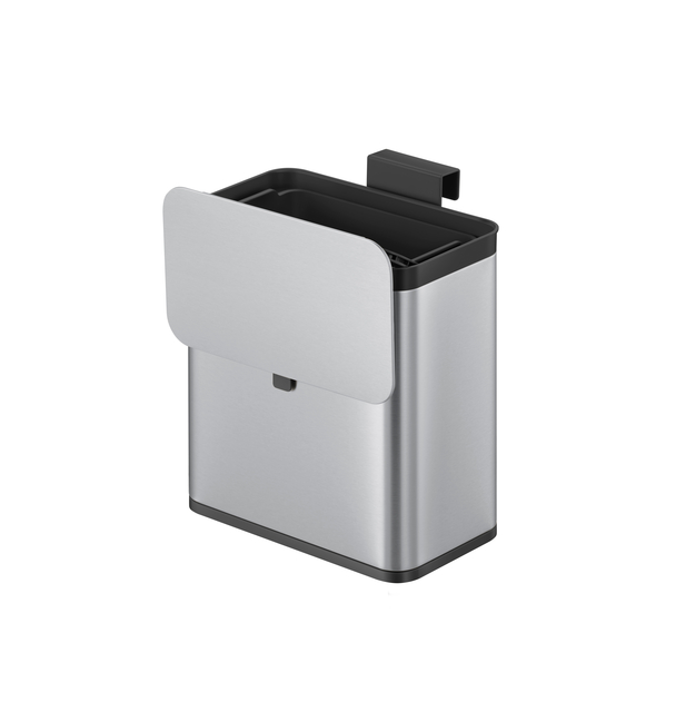 Afvalbak EKO Puro klein 7 liter zilver — Photo 2 sur 2