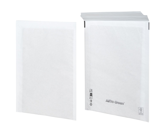 Luchtkussenenvelop AirPro Green IEZZY 14/D 200x265mm wit 100 stuks