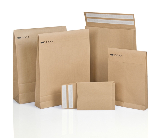 E-Commerce envelop IEZZY 250x350x50+96mm met retoursluiting br 250st — Foto 2 van 2