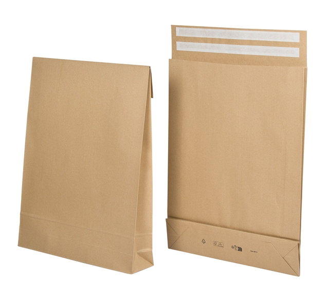 E-Commerce envelop IEZZY 350x450x80+100mm met retoursluiting br 200st
