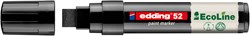 Paintmarker edding 52 EcoLine op waterbasis 4-15mm zwart