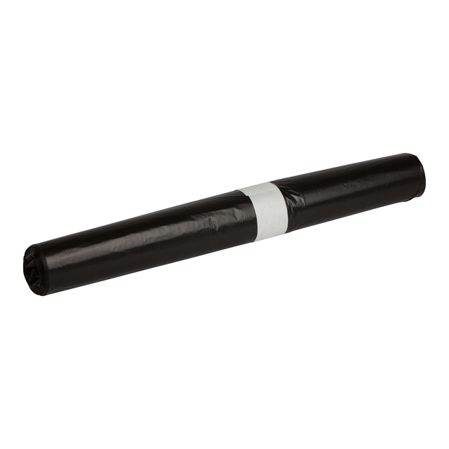 Afvalzak Propsac HDPE T23 58x100cm 70L zwart rol à 25 stuks