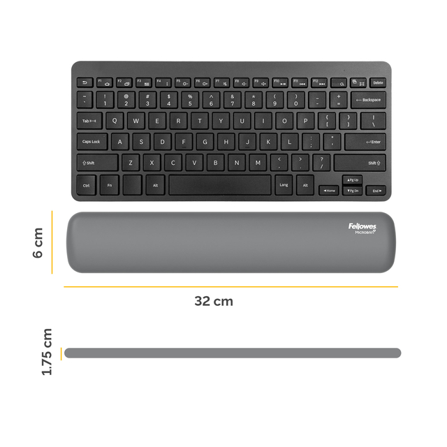 Polssteun Fellowes Breyta compact grijs — Foto 2 van 2