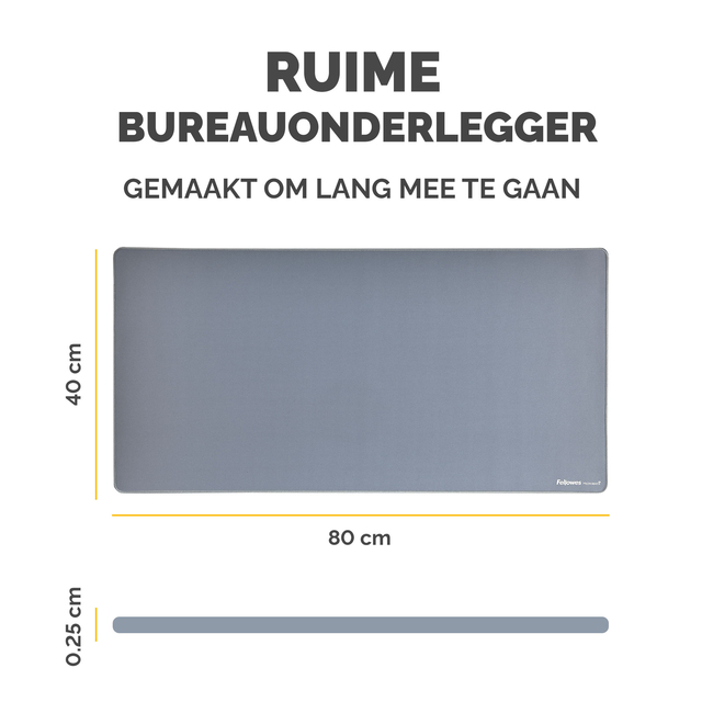 Bureau-onderlegger Fellowes Breyta blauw — Foto 2 von 2