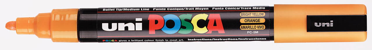 Paintmarker Uni POSCA PC5M medium oranje