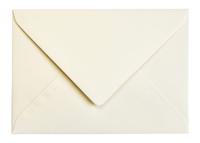 Envelop Papicolor C6 114x162mm metallic ivoor pak à 6 stuks — Foto 2 von 2