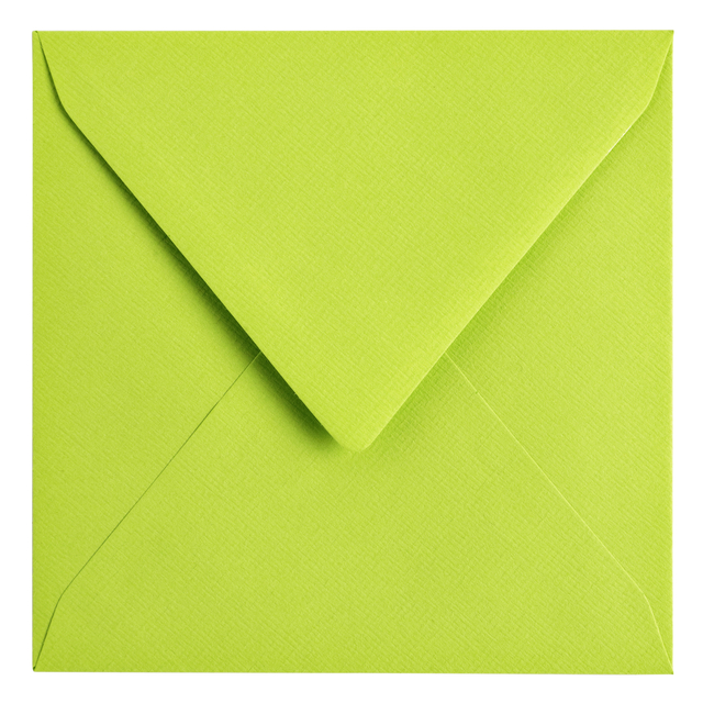 Envelop Papicolor 140x140mm appelgroen pak à 6 stuks — Foto 2 von 2