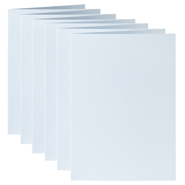 Correspondentiekaart Papicolor dubbel 105x148mm babyblauw pak à 6 stuks — Photo 2 sur 2