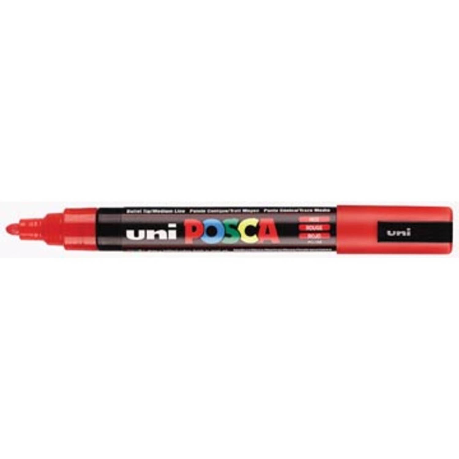 Paintmarker Uni POSCA PC5M medium rood