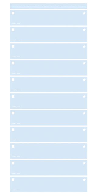 Things to do Djois Atlanta recycled papier Today 140x297mm 125vel 70gr blauw — Foto 2 von 2