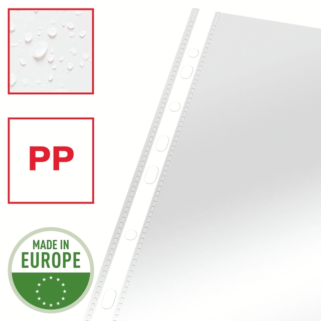 Showtas Esselte copy safe 0.06mm PP A4 glashelder 100 stuks — Foto 2 van 2