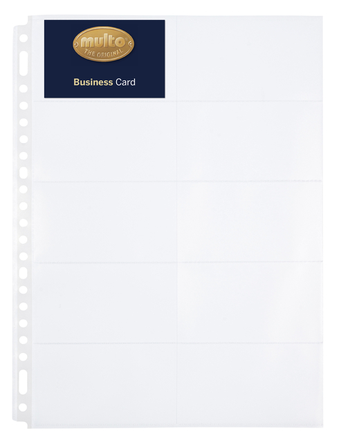 Showtas Multo 23-gaats A4 235x312mm PP voor 10 visitekaartjes 10 stuks — Foto 2 von 2