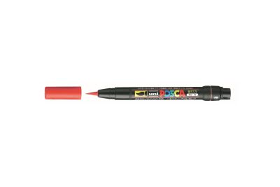 Paintmarker Uni POSCA PCF350 Brush 1-10mm rood