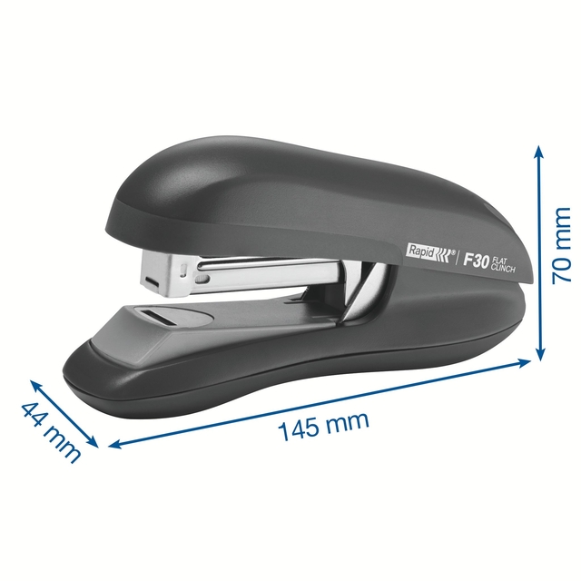 Nietmachine Rapid Fashion F 30 flatclinch halfstrip 30 vel zwart — Foto 2 von 2