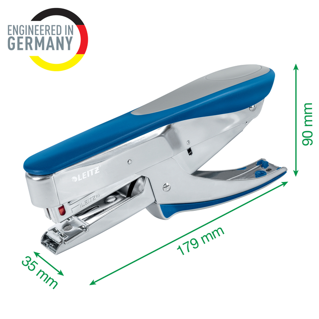 Niettang Leitz bovenlaadmodel P3 30 vel blauw — Foto 2 von 2