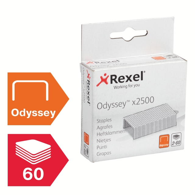 Nieten Rexel Odyssey verzinkt 2500 stuks — Foto 2 von 2
