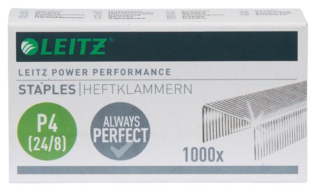 Nieten Leitz 24/8 verzinkt 1000 stuks