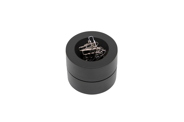 Papercliphouder MAUL Pro magnetisch Ø73mmx60mm zwart — Foto 2 van 2