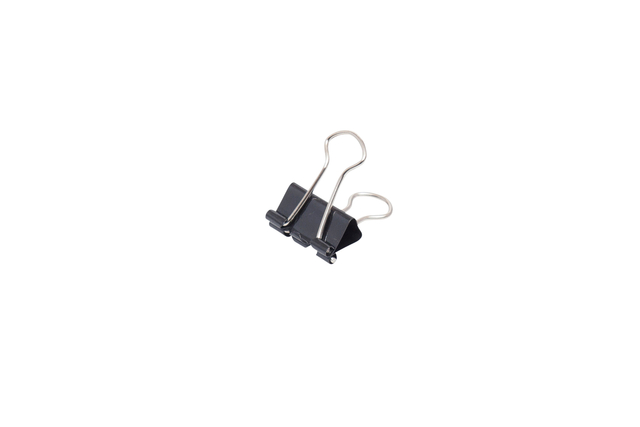 Papierklem MAUL 213 foldback 19mm zwart 12 stuks — Photo 2 sur 2