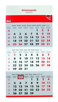 3-Maandskalender 2027 Quantore