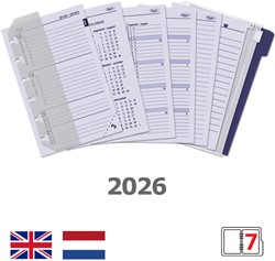 Agendavulling 2025 Kalpa Pocket jaardoos 7dagen/2pagina'