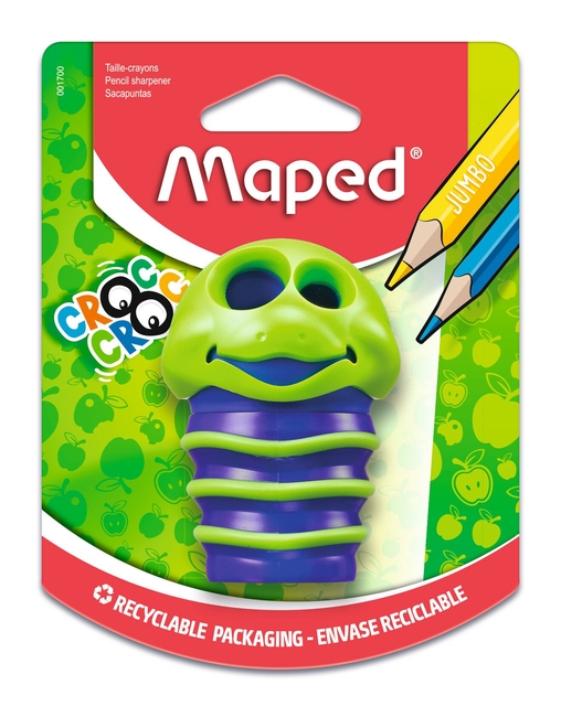 Puntenslijper Maped Croc Croc Bug 2gaats assorti — Photo 2 sur 2