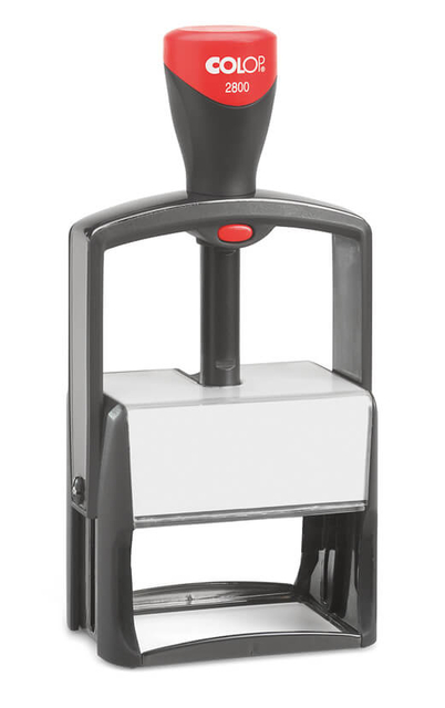 Tekststempel Colop 2800 personaliseerbaar 10regels 68x49mm