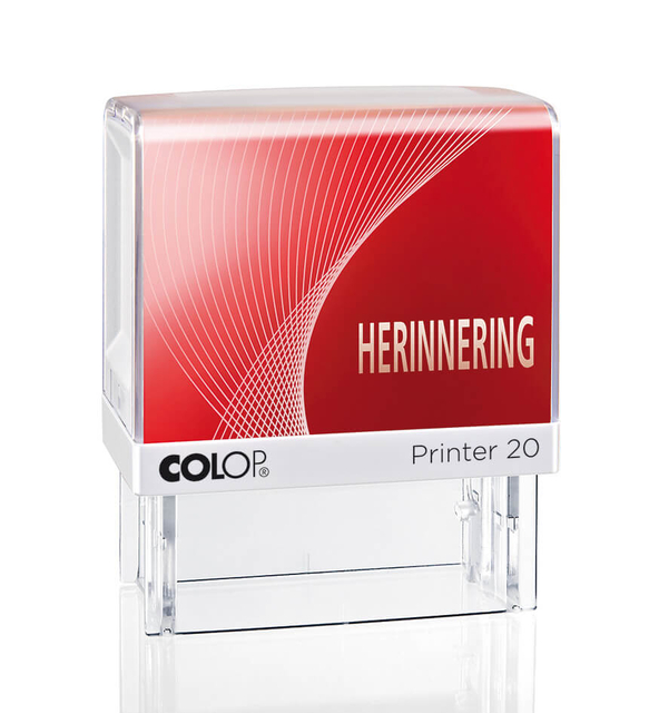 Woordstempel Colop Printer 20 herinnering rood