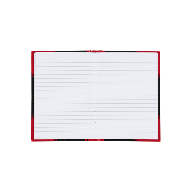 Notitieboek Bantex zwart/rood A6 lijn 70gr 96vel — Foto 2 von 2