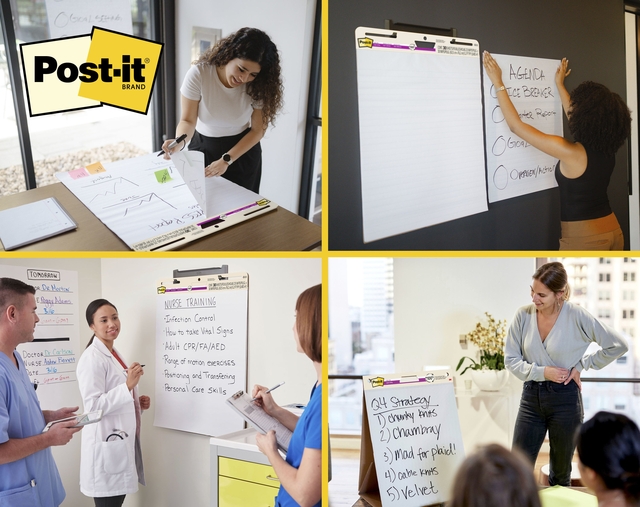 Meeting chart Post-it 559 Super Sticky 63.5x76.2mm wit 4+2 gratis — Foto 2 von 2