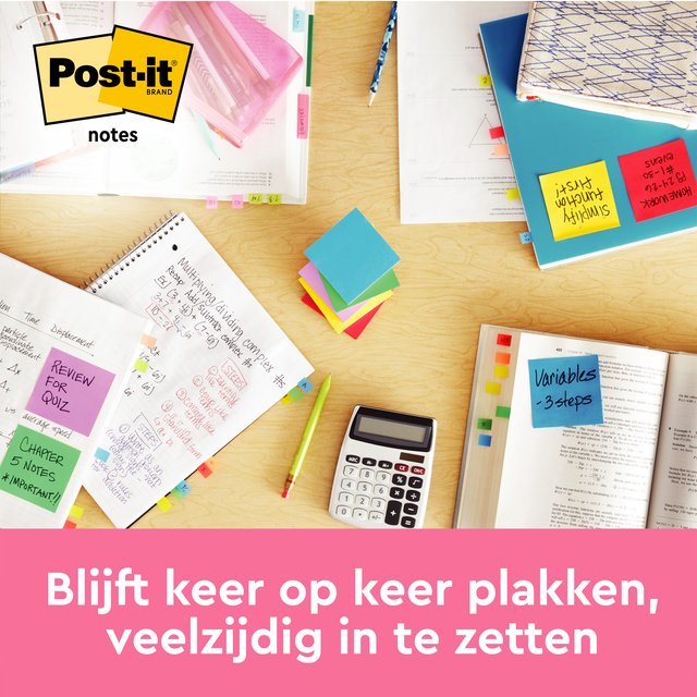 Memoblok Post-it 654 76x76mm oranje 100 vel — Foto 2 von 2