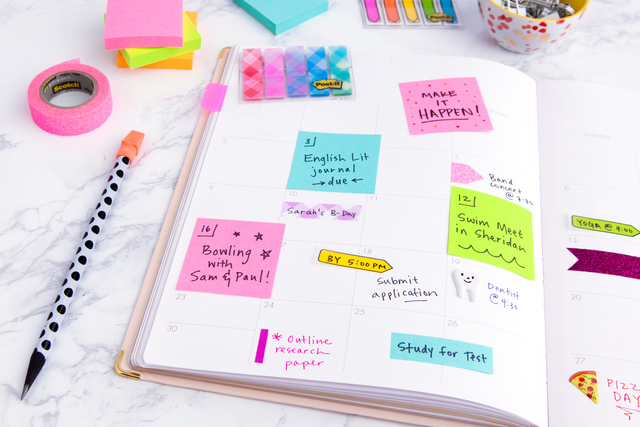 Memoblok Post-it 2028 76x76mm kubus pastel blauw — Photo 2 sur 2