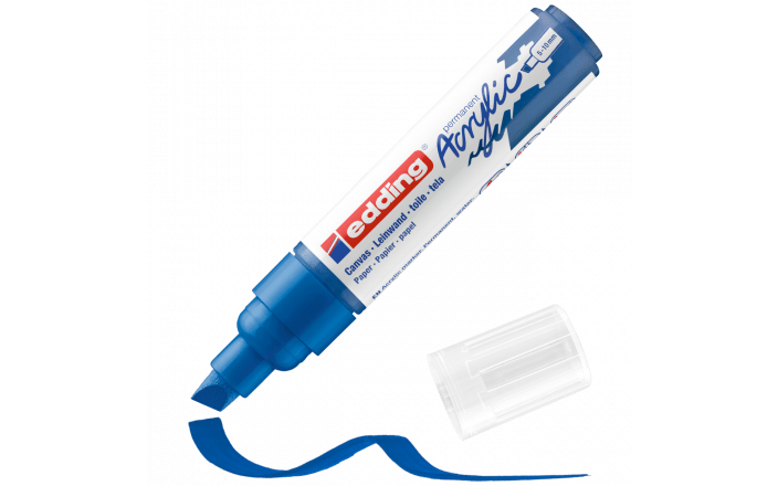Acrylmarker edding e-5000 breed gentiaanblauw