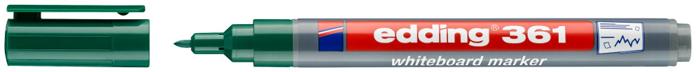 Whiteboardmarker edding 361 rond 1mm groen