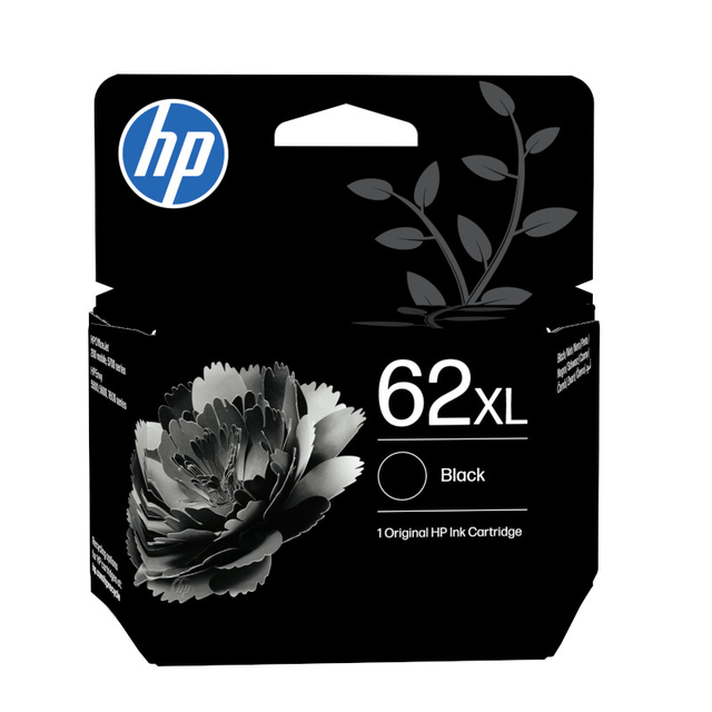 Inktcartridge HP C2P05AE 62XL zwart