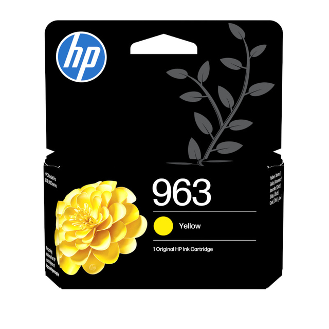 Inktcartridge HP 3JA25AE 963 geel