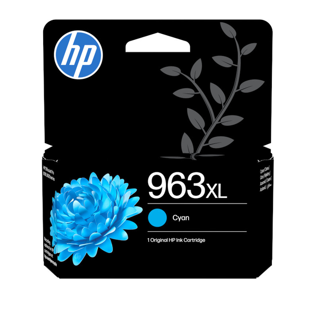 Inktcartridge HP 3JA27AE 963XL blauw