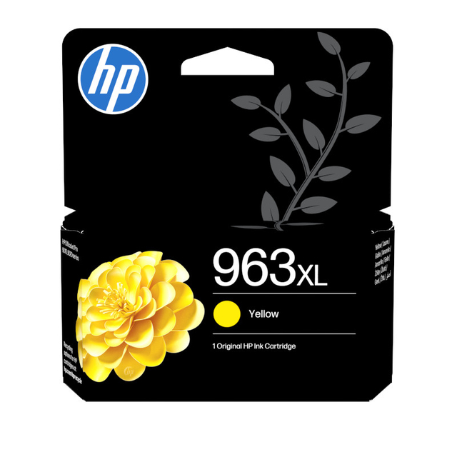 Inktcartridge HP 3JA29AE 963XL geel