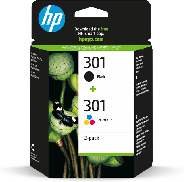 Inktcartridge HP N9J72AE 301 zwart + kleur — Foto 2 von 3