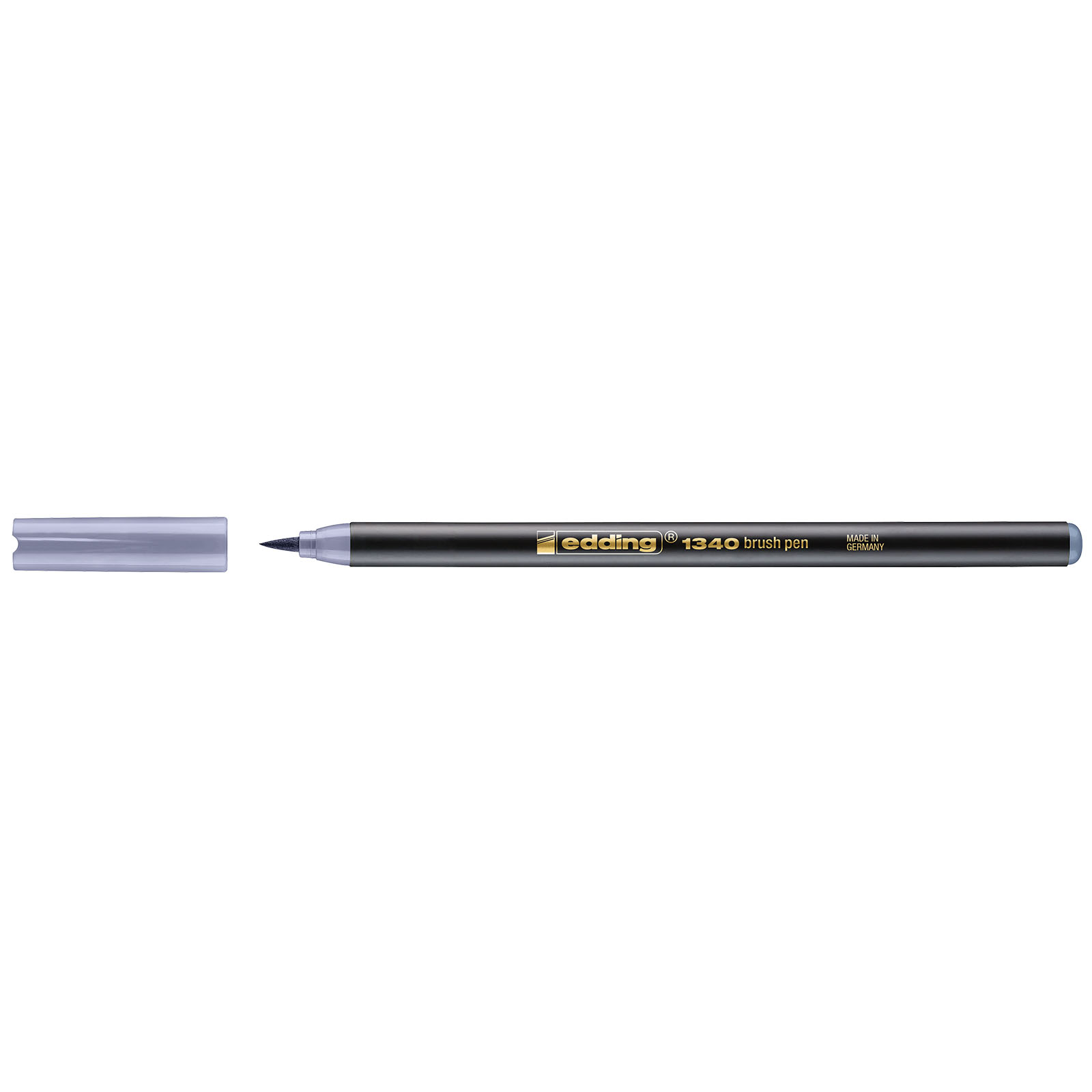 Brushpen edding 1340 zilvergrijs
