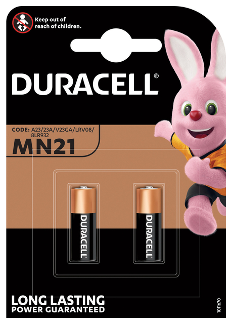 Batterij Duracell 2x MN21 alkaline