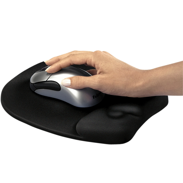 Muismat met polssteun Fellowes Memoryfoam zwart — Photo 2 sur 2