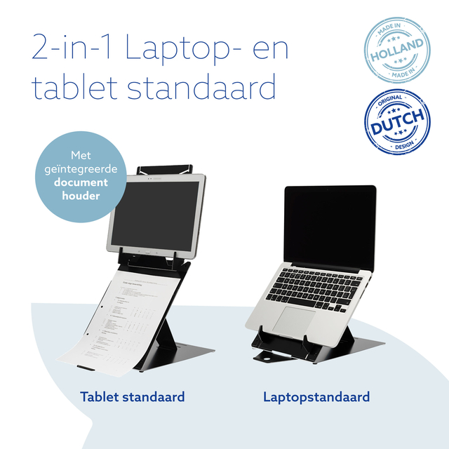 Laptopstandaard R-Go Riser DUO — Foto 2 von 2