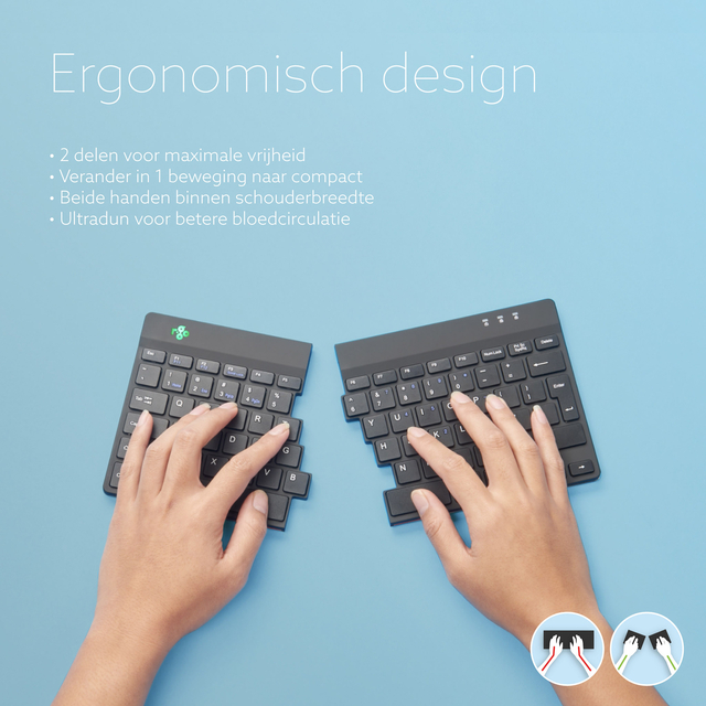 Toetsenbord R-Go Ergonomisch Split Break QWERTY — Photo 2 sur 2