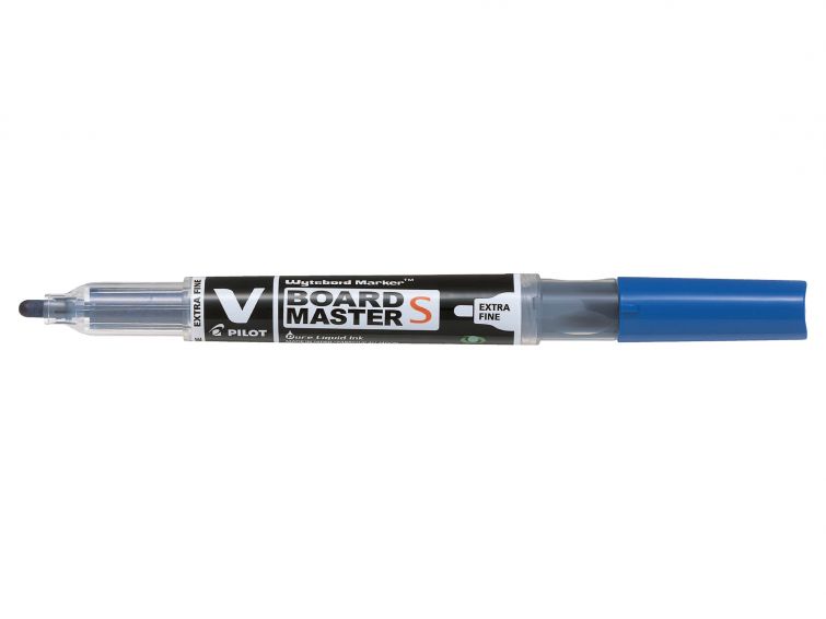 Whiteboardmarker Pilot rond extra fijn blauw