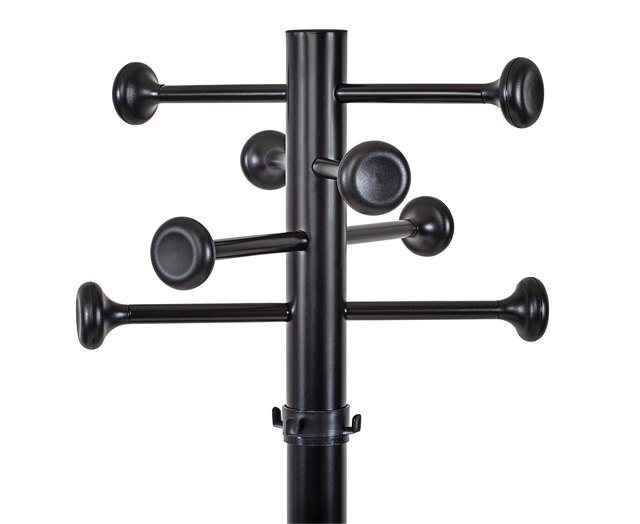 Kapstok MAUL Grando staand 175cm 16 haken zwart RAL9004 — Photo 2 sur 2